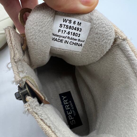 Sperry Boot Women Size 6 Medium Top Sider SaltWater Boots - Picture 2 of 13